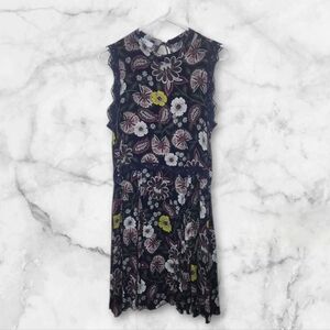 Women's Libby Edleman Floral Print Dress Sz Large